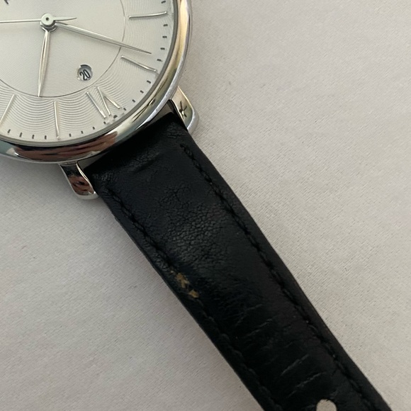 Fossil Silver Jacqueline Watch w/Black and Brown Straps - Picture 5 of 12